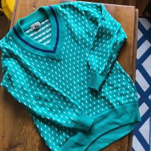 Preppy Vintage V-neck sweater